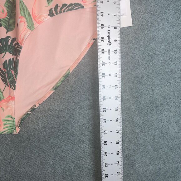 Old‎ Navy Swim Bottoms Womens 3X Pink High-Waisted Bikini Stretch Flamingo Beach - Picture 7 of 11